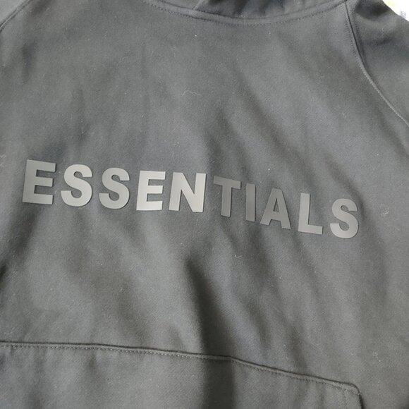 Fear of God Essentials Hoodie Black - Picture 2 of 9